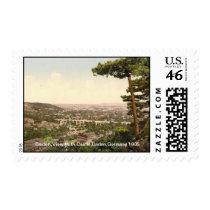 Baden, General View With Castle, Baden, Germany Postage