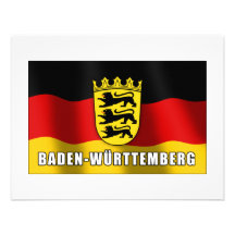 Baden-Wuerttemberg coat of arms Invitation