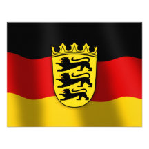 Baden-Wuerttemberg coat of arms Personalized Announcements