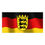 Baden-Wuerttemberg coat of arms Photo Greeting Card