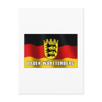 Baden-Wuerttemberg coat of arms postcards
