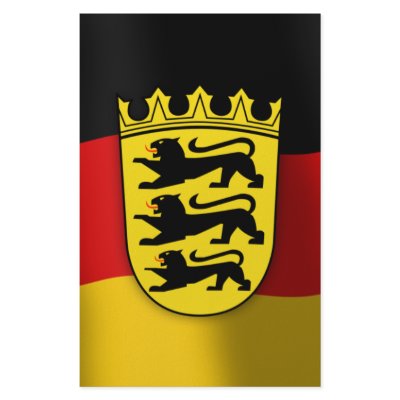 Baden-Wuerttemberg coat of arms Stationery Paper by german_pride