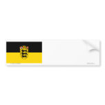 Baden-Wuerttemberg Flag Bumper Sticker