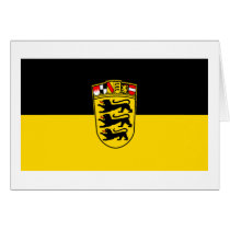 Baden-Wuerttemberg Flag Card