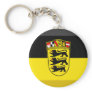 Baden-Wuerttemberg Flag Gem Keychain