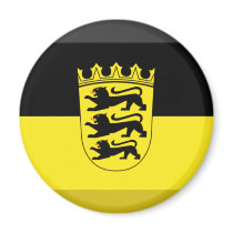Baden-Wuerttemberg Flag Gem magnets by Vexillophile Baden-Wuerttemberg Flag Gem magnets