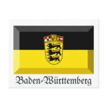 Baden-Wuerttemberg Flag Gem Postcards