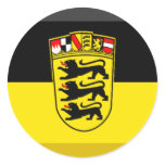Baden-Wuerttemberg Flag Gem Sticker