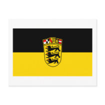 Baden-Wuerttemberg Flag Postcard