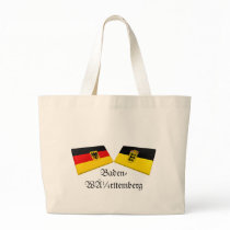 Baden-Wuerttemberg, Germany Flag Tiles Tote Bag