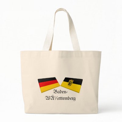 Baden-Wuerttemberg, Germany Flag Tiles Bags by Vexillophile