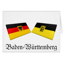 Baden-Wuerttemberg, Germany Flag Tiles cards by Vexillophile Baden-Wuerttemberg, Germany Flag Tiles cards