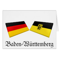 Baden-Wuerttemberg, Germany Flag Tiles cards by Vexillophile Baden-Wuerttemberg, Germany Flag Tiles cards