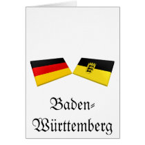 Baden-Wuerttemberg, Germany Flag Tiles cards by Vexillophile Baden-Wuerttemberg, Germany Flag Tiles cards