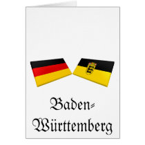 Baden-Wuerttemberg, Germany Flag Tiles cards by Vexillophile Baden-Wuerttemberg, Germany Flag Tiles cards