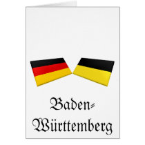 Baden-Wuerttemberg, Germany Flag Tiles cards by Vexillophile Baden-Wuerttemberg, Germany Flag Tiles cards