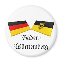 Baden-Wuerttemberg, Germany Flag Tiles magnets by Vexillophile Baden-Wuerttemberg, Germany Flag Tiles magnets