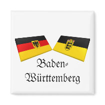 Baden-Wuerttemberg, Germany Flag Tiles magnets by Vexillophile Baden-Wuerttemberg, Germany Flag Tiles magnets