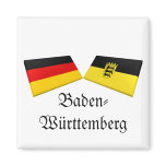 Baden-Wuerttemberg, Germany Flag Tiles Magnet