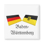 Baden-Wuerttemberg, Germany Flag Tiles Magnet