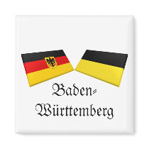 Baden-Wuerttemberg, Germany Flag Tiles magnets by Vexillophile Baden-Wuerttemberg, Germany Flag Tiles magnets