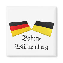 Baden-Wuerttemberg, Germany Flag Tiles magnets by Vexillophile Baden-Wuerttemberg, Germany Flag Tiles magnets