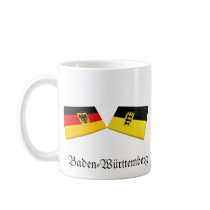 Baden-Wuerttemberg, Germany Flag Tiles Coffee Mug