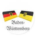 Baden-Wuerttemberg, Germany Flag Tiles stickers