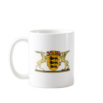Baden Wurtemberg Coat of Arms Mug by FlagTshirts Baden Wurtemberg Coat of Arms Mug