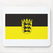 Baden Wurtemberg Flag Mousepad by FlagTshirts Baden Wurtemberg Flag Mousepad