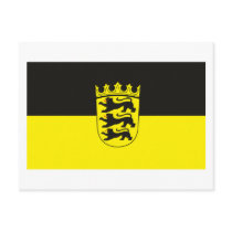 Baden Wurtemberg Flag Postcard