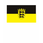 Baden Wurtemberg Flag T-shirt