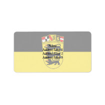 Baden-Württemberg(State, Greater Arms), Germany Custom Address Labels