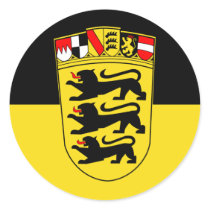 Baden-Württemberg(State, Greater Arms), Germany Stickers