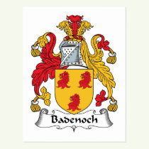 Badenoch Family Crest Postcard