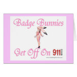 Badge Bunnies Get Off Cards