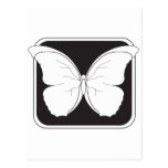 badge-butterfly post card