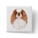 Badge: ENglish toy ( king charles) spaniel buttons by kcpetcollectables Badge: ENglish toy ( king charles) spaniel buttons