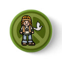 badge of peace. buttons