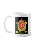 Badge the Norwegian Police Service, Norway Mug