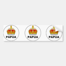 Badge the Territory Papua, Papua New Guinea Bumper Stickers