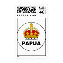Badge the Territory Papua, Papua New Guinea postage
