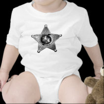 BADGE W HH LOGO onesie t-shirts by hosshoward BADGE W HH LOGO onesie t-shirts