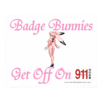 BadgeBunnies Get Off Poster posters by RealSlogans BadgeBunnies Get Off Poster posters