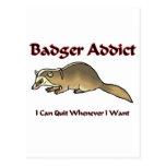 Badger Addict Post Cards