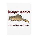 Badger Addict Post Cards