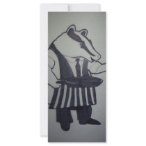 Badger from Wind in the Willows rack cards by Rogertheartist Badger from Wind in the Willows rack cards