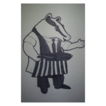 Badger from Wind in the Willows stationery