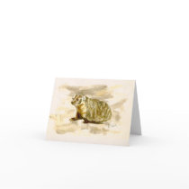 Badger Note Card