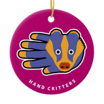 Badger ornament